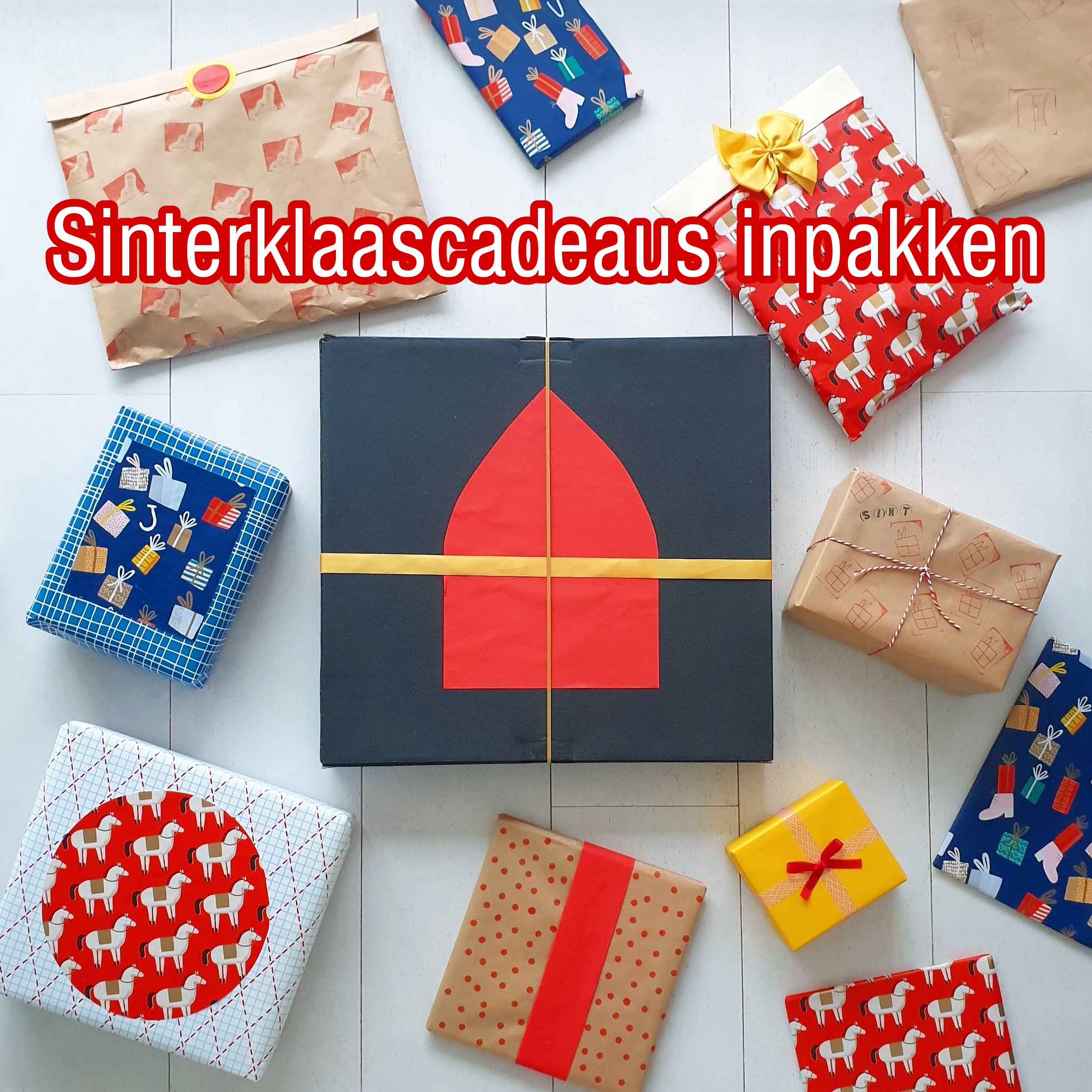 Sinterklaascadeaus inpakken: pakjes versieren - Leuk met kids Leuk met kids