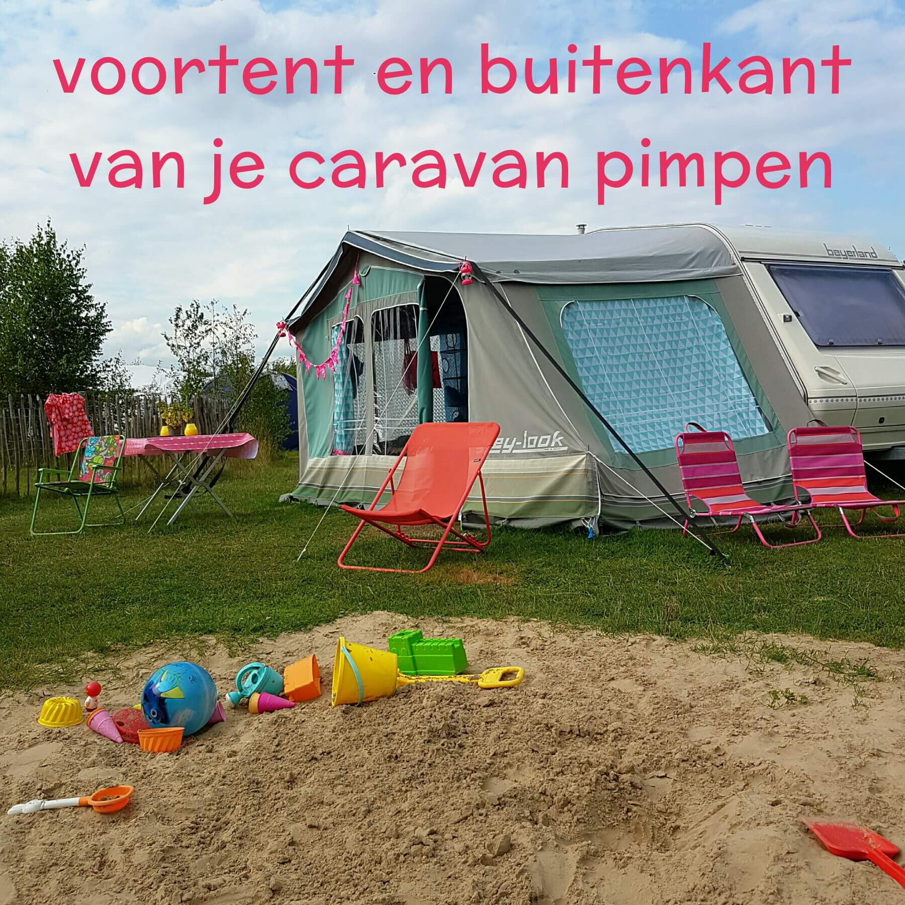 Allergie Snor Stroomopwaarts Hippe sleurhut: de voortent en de buitenkant van je caravan pimpen Leuk met  kids