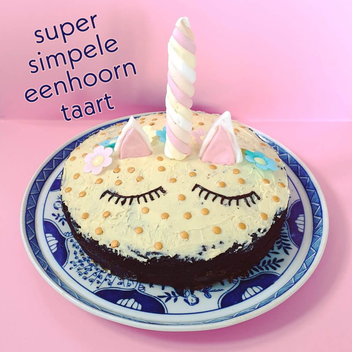 Veel virtueel bevestigen Recept voor verjaardagstaart: super simpele eenhoorn taart - Leuk met kids  Leuk met kids