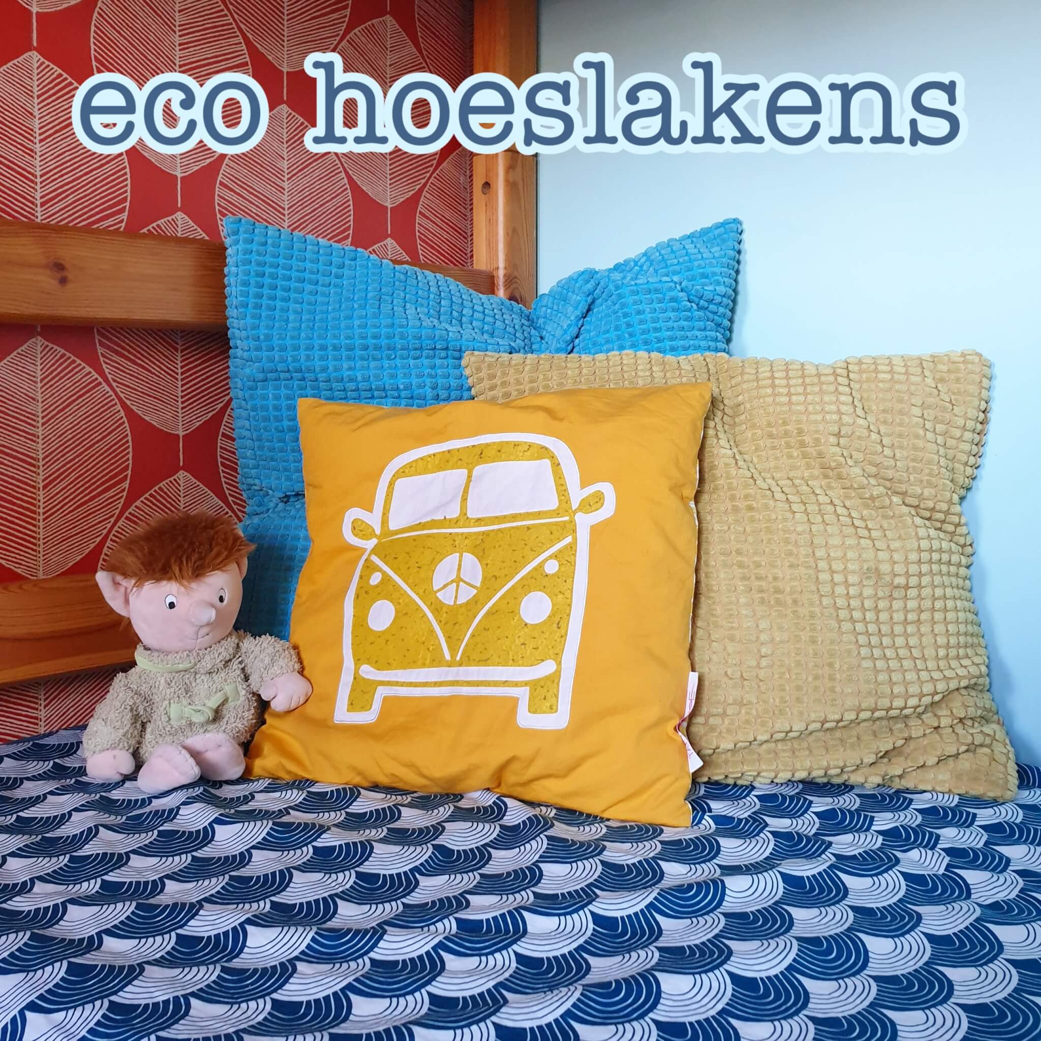 heilig essay bevel Eco hoeslaken van Swedish Linens voor kinderbed Leuk met kids