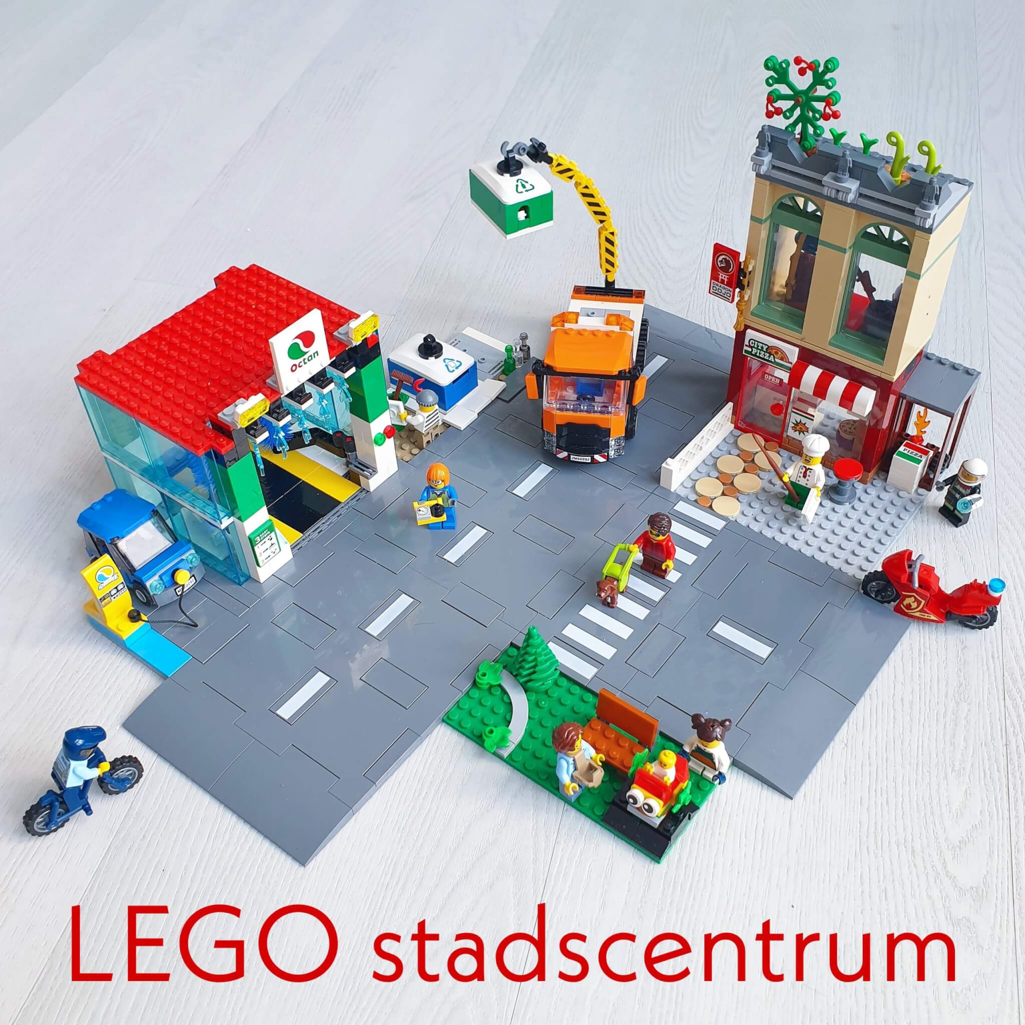 Lezen Tegenhanger map LEGO City stadscentrum 60292: nieuwe dingen & veel speelmogelijkheden Leuk  met kids