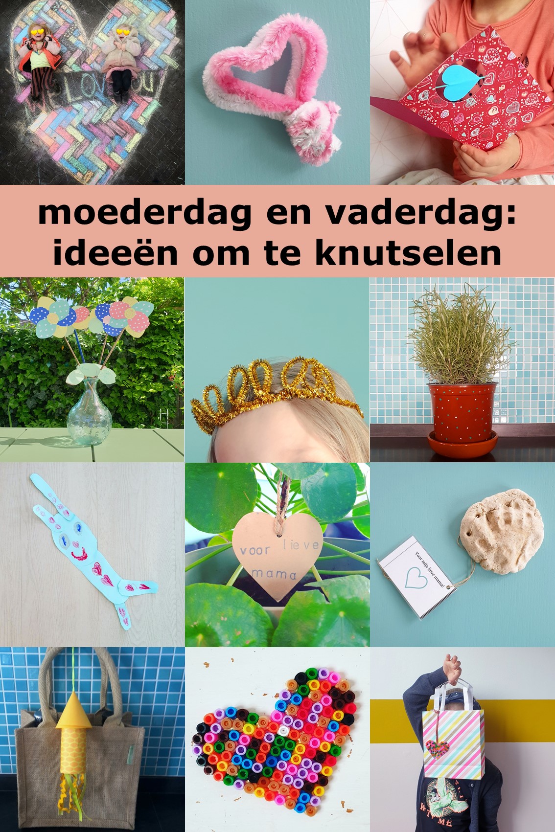 Moederdag En Vaderdag: Ideeën Om Te Knutselen - Leuk Met Kids