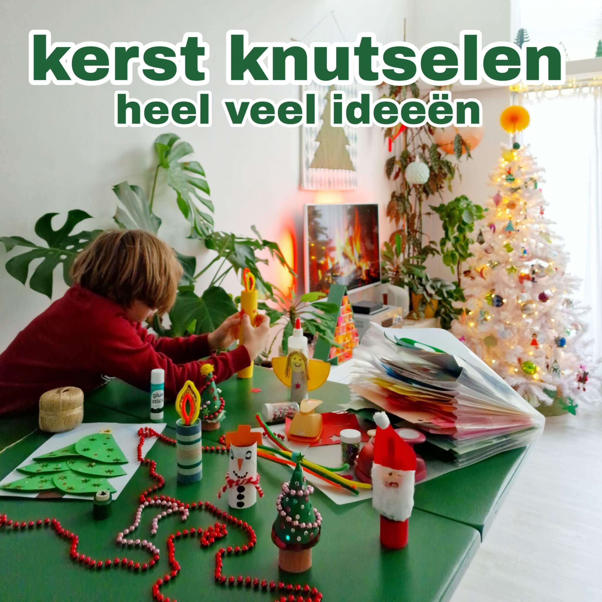 Telegraaf Beschikbaar beton Kerst knutselen: 60 ideeën voor peuters, kleuters, kinderen, tieners Leuk  met kids