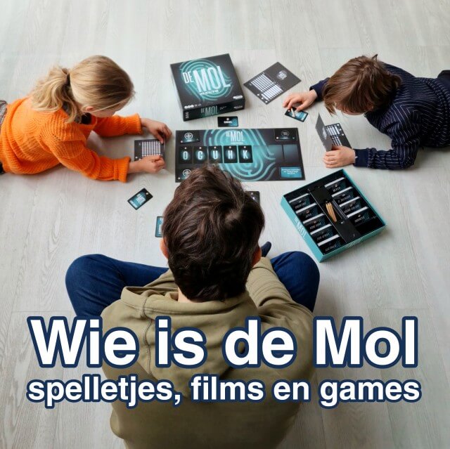 Elementair Op grote schaal Om toevlucht te zoeken Wie is de Mol: de leukste spelletjes, films en games voor fans Leuk met kids