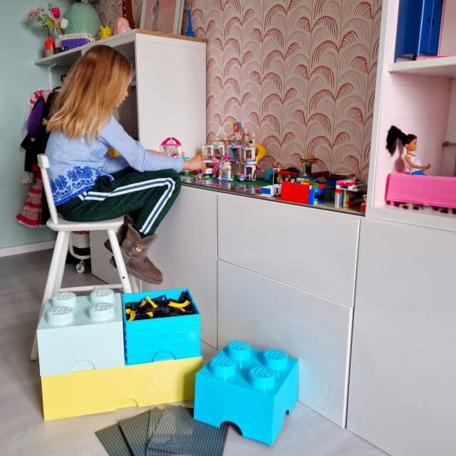 LEGO / opbergbox / opberglade / speeltafel Leuk met kids