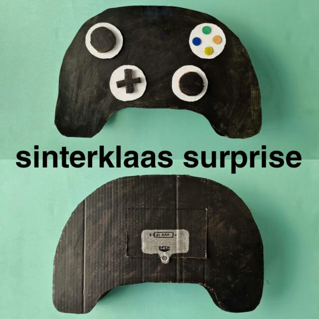 Sinterklaas surprise maken: heel veel leuke ideeën om te knutselen. Onze jongen kreeg in groep 8 deze game controler surprise. Leuke Sinterklaas surprise om te maken voor volwassenen, grotere kinderen en tieners. 