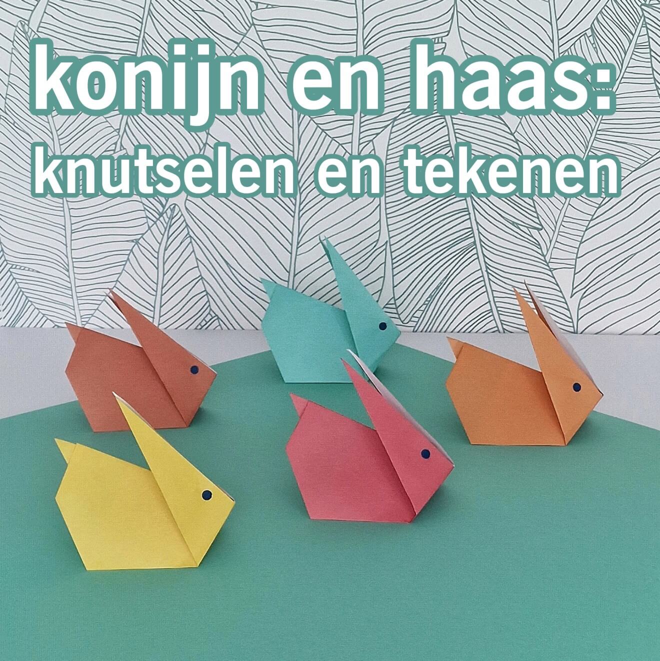 Konijn of haas knutselen en tekenen: leuke ideeën - Leuk met kids Leuk ...