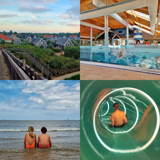 Beach Resort Nieuwvliet-Bad: vakantiepark aan zee, met groot binnenzwembad. Met onze kinderen bezochten we het sfeervolle Beach Resort Nieuwvliet-Bad. Het vakantiepark ligt aan zee, vlakbij de rustige stranden van West Zeeuws Vlaanderen. Via een mooie houten loopbrug loop je naar zee. En op het park is een subtropisch zwemparadijs. Wat ons betreft een aanrader voor gezinnen met kinderen en tieners.