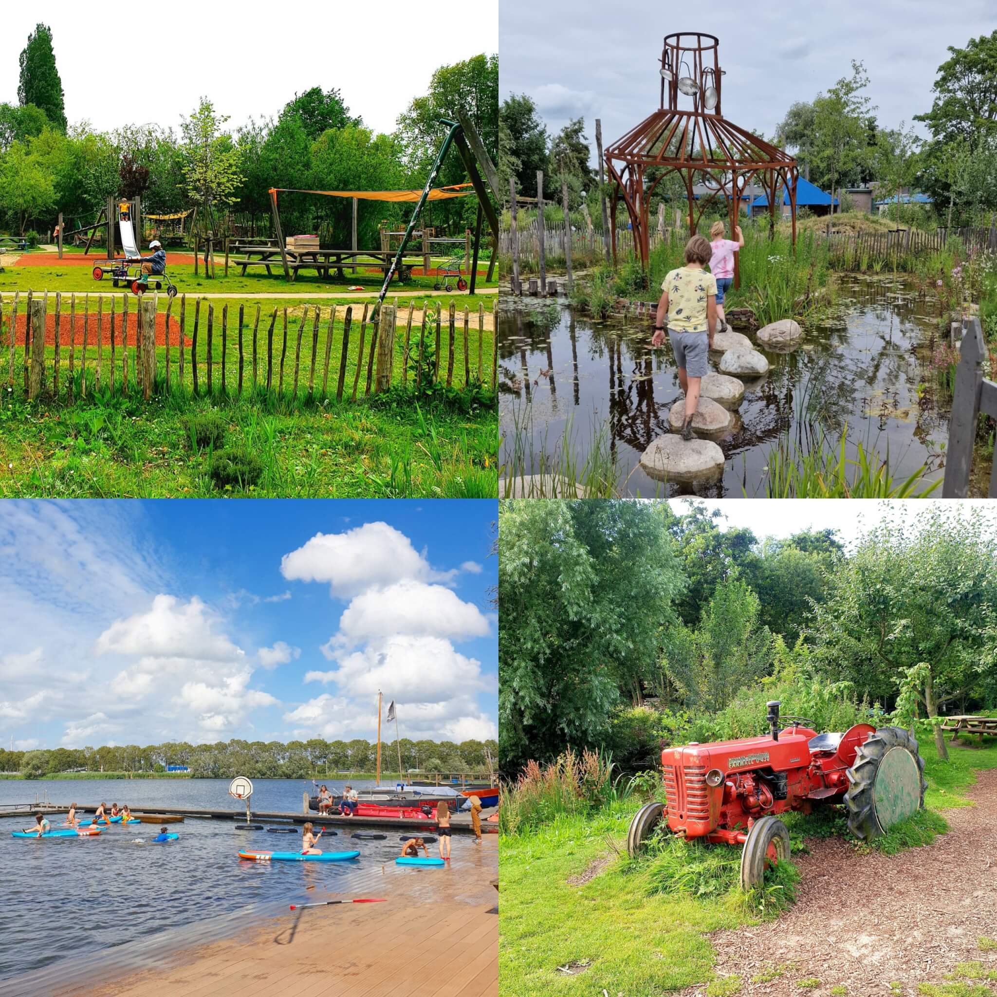 Speeltuin Jeugdland Amsterdam, met huttenbos en blotevoetenpad. Jeugdland is waarschijnlijk de bekendste speeltuin van Amsterdam. En wat ons betreft ook de leukste, met onder meer een huttenbos, zwemstijger, blotevoetenpad, heel veel bloemen en ruimte om te lekker te ravotten.