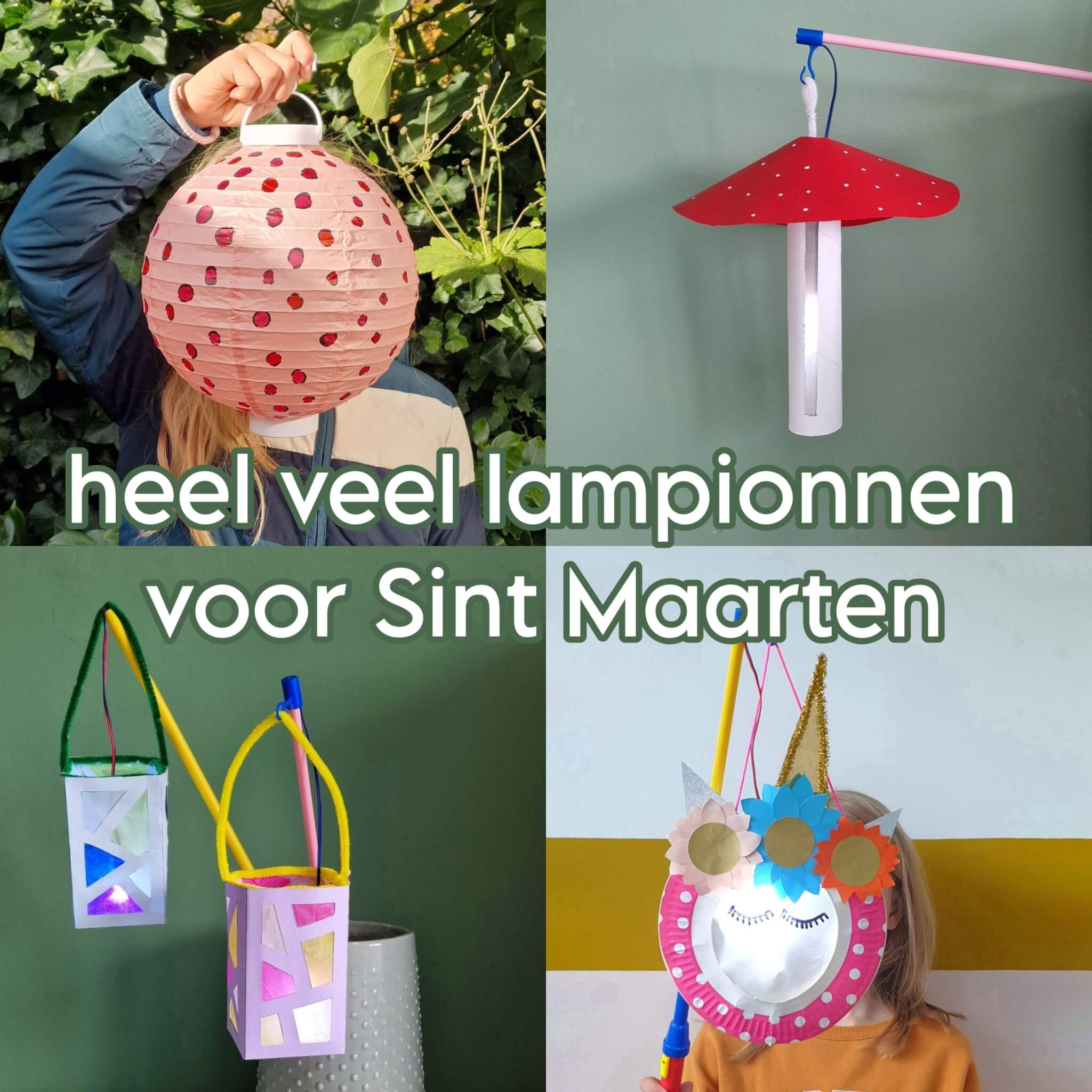 Sint Maarten lampion of lantaarn maken: heel veel leuke ideeën. Op 11 november is het weer Sint Maarten, dus kinderen maken lampionnen. Als het donker wordt gaan ze zingend met lantaarns of lampionnen langs de deuren en krijgen snoep of fruit. Daarom vind je in dit artikel allerlei verschillende lantaarns, om mee te nemen of om neer te zetten voor het huis, in de tuin of op het balkon. Heel veel leuke ideeën en tips om lampionnen te knutselen.