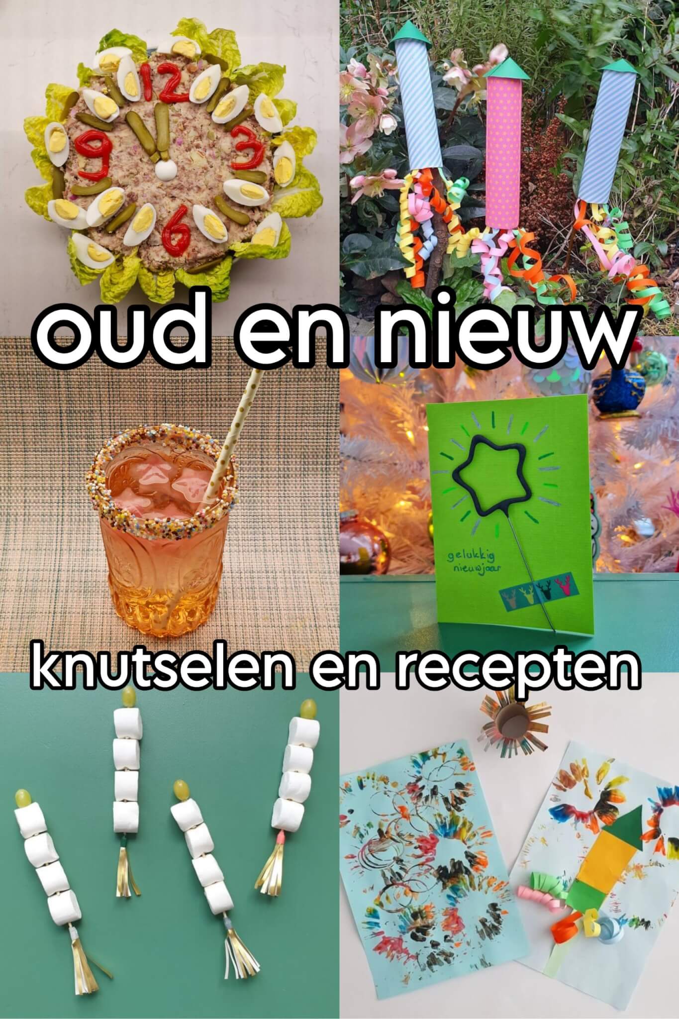 Oud en nieuw: recepten en ideeën om te knutselen. Zoek je leuke tips voor oud en nieuw met kinderen? In deze blog verzamelen we onze recepten en ideeën om te knutselen voor oud en nieuw. Vuurwerk, vuurpijlen, een klok en oliebollen. 