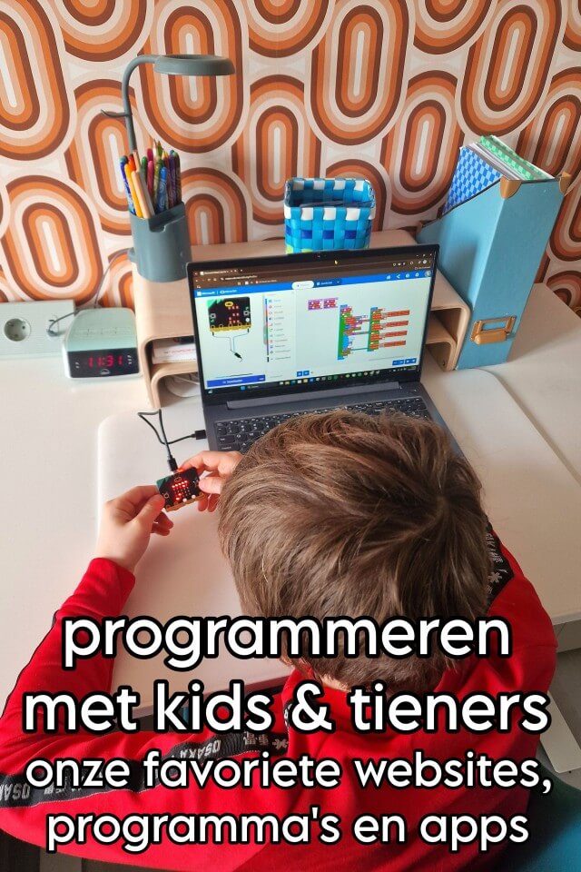 Programmeren met kinderen en tieners: onze favoriete programma's, apps en websites. Onze kinderen programmeren graag. Ik krijg vaak de vraag welke apps, websites en programma’s er zijn voor programmeren met kinderen. Daarom deel ik hier onze favorieten.